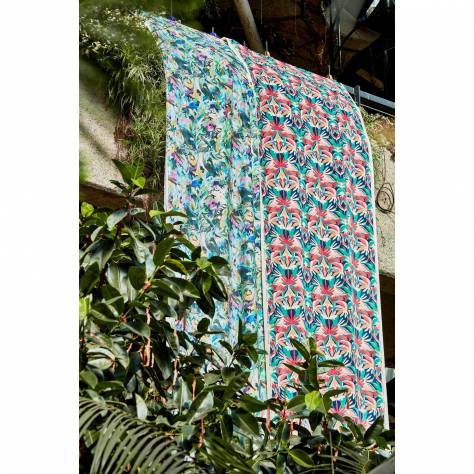 Harlequin Colour 1 Fabrics Perennials Fabric - Grounded/Positano/Succulent - HTEF121016
