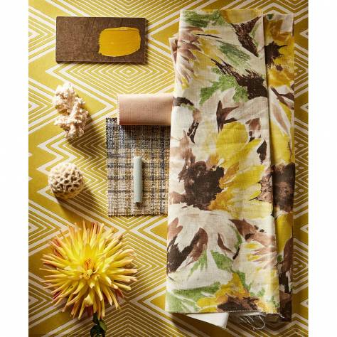 Harlequin Colour 2 Fabrics Helianthus Fabric - Sunflower/Grass/Awakening - HQN2121073