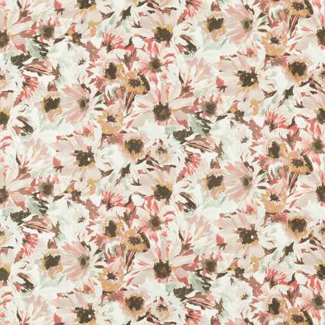 Harlequin Colour 2 Fabrics Helianthus Fabric - Moonstone/Succulent/Bleached Coral - HQN2121074 - Image 1