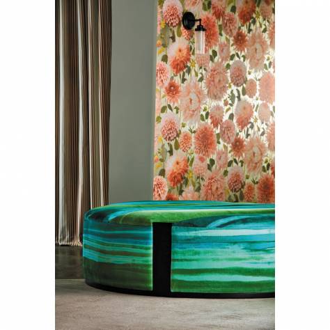 Harlequin Colour 2 Fabrics Rewilded Fabric - Wild Water/Lagoon/Sky - HQN2121076 - Image 2