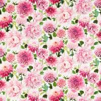 Dahlia Fabric - Blossom/Emerald/New Beginnings