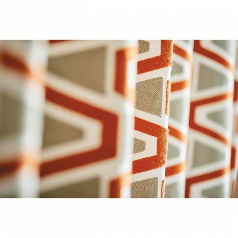 Harlequin Colour 2 Fabrics Perception Fabric - Brazillian Rosewood/Shiitake/New Begginings - HQN2133869 - Image 4