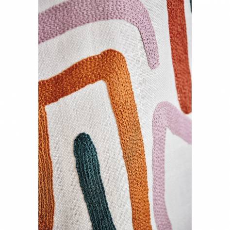 Harlequin Colour 2 Fabrics Synchronic Fabric - Brazilian Rosewood/Onsen/Fire - HQN2133873