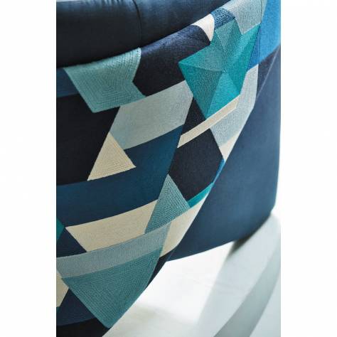 Harlequin Colour 2 Fabrics Popova Fabric - Dijon/Incense/Origami/Sketched - HQN2133876 - Image 3