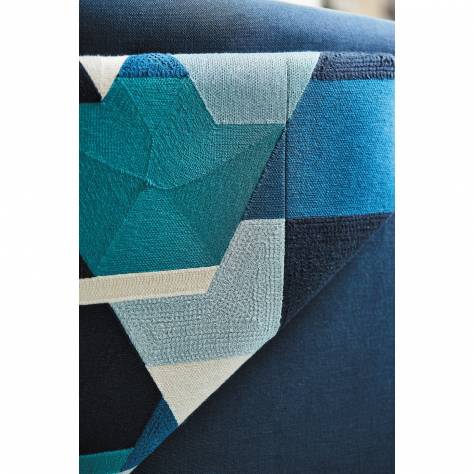 Harlequin Colour 2 Fabrics Popova Fabric - Dijon/Incense/Origami/Sketched - HQN2133876 - Image 4