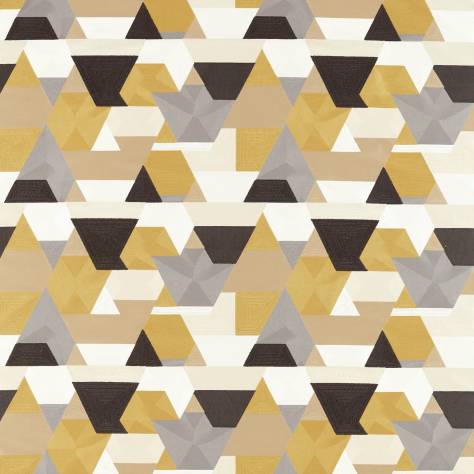 Harlequin Colour 2 Fabrics Popova Fabric - Dijon/Incense/Origami/Sketched - HQN2133876 - Image 1