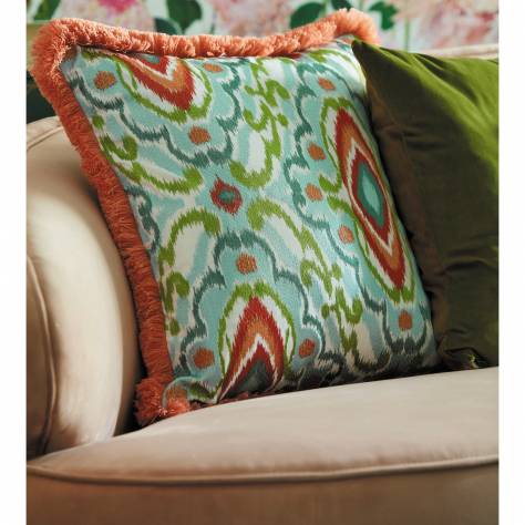 Harlequin Colour 2 Fabrics Ixora Fabric - Emerald/Palm/Chartreuse - HQN2133890 - Image 2