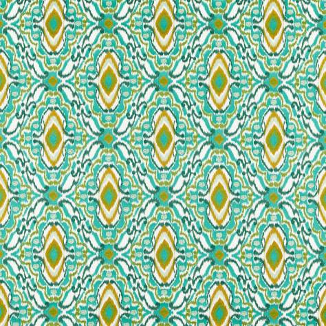 Harlequin Colour 2 Fabrics Ixora Fabric - Emerald/Palm/Chartreuse - HQN2133890 - Image 1