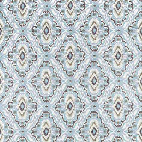 Harlequin Colour 2 Fabrics Ixora Fabric - Sky/Seaglass/Sketched - HQN2133891 - Image 1