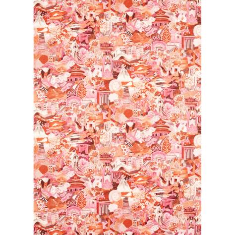 Harlequin Colour 3 Fabrics Journey of Discovery Fabric - Paprika/Fuschia/Fig Blossom - HQN3121126 - Image 1