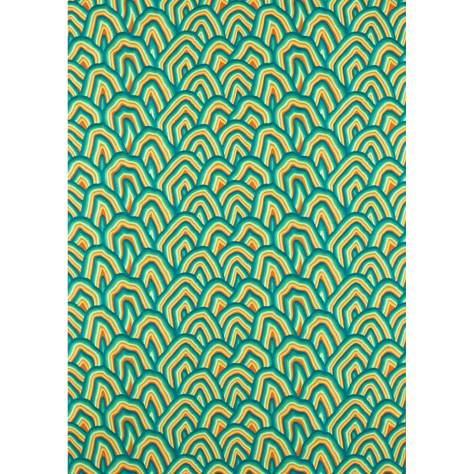 Harlequin Colour 3 Fabrics Kumo Fabric - Wilderness/Amber Light/Paprika - HQN3133908