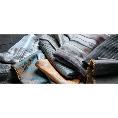 Harlequin Anthology Textures 01 Fabrics Cambium Fabric - Charcoal/Silver - EFAB131813