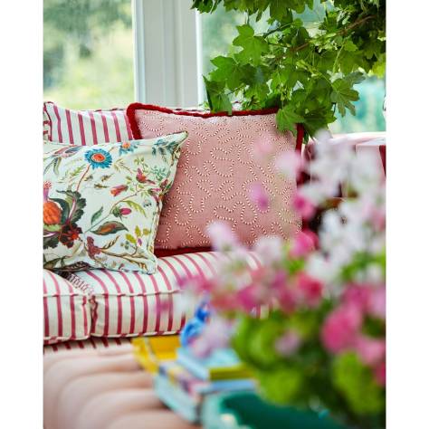 Harlequin Harlequin x Sophie Robinson Fabrics Woodland Floral Fabric - Peridot/Ruby/Pearl - HSRF121173 - Image 2