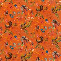 Wonderland Floral Fabric - Amber/Lapis/Ruby