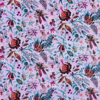 Wonderland Floral Fabric - Amethyst/Lapis/Ruby