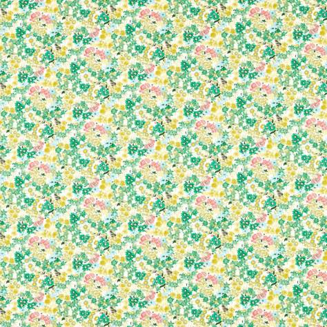Harlequin Harlequin x Sophie Robinson Fabrics Wildflower Meadow Fabric - Rose/Emerald/Peridot - HSRF121185 - Image 1