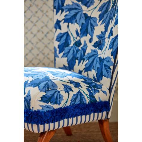 Harlequin Harlequin x Sophie Robinson Fabrics Dappled Leaf Fabric - Lapis - HSRF121189