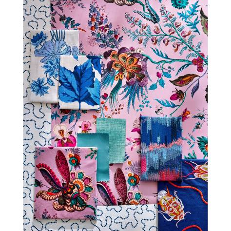 Harlequin Harlequin x Sophie Robinson Fabrics Jewel Beetles Fabric - Lapis - HSRF133982 - Image 3