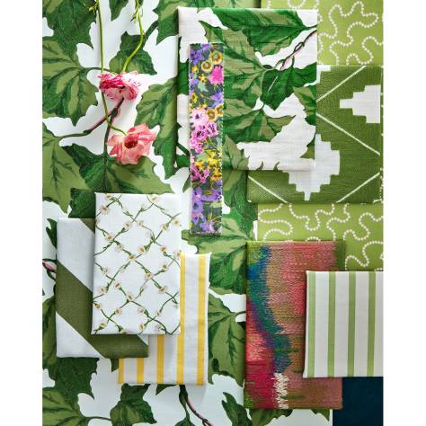 Harlequin Harlequin x Sophie Robinson Fabrics Ribbon Stripe Fabric - Peridot - HSRF133987 - Image 3