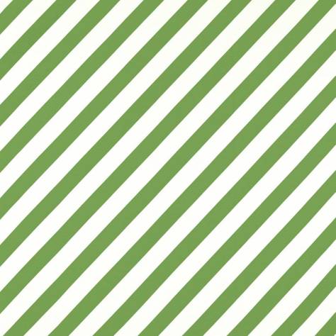 Harlequin Harlequin x Sophie Robinson Fabrics Paper Straw Stripe Fabric - Peridot - HSRF133993 - Image 1