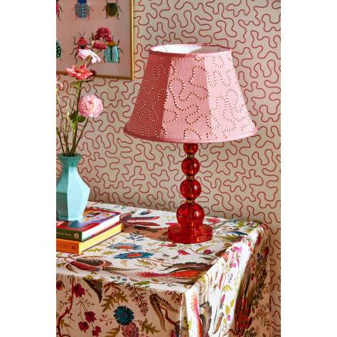 Harlequin Harlequin x Sophie Robinson Fabrics Wiggle Fabric - Rose Quartz/Ruby - HSRF134000 - Image 2