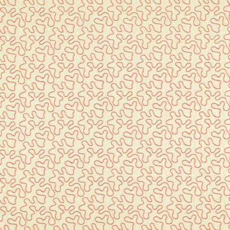 Harlequin Harlequin x Sophie Robinson Fabrics Wiggle Fabric - Linen/Carnelian - HSRF134999 - Image 1