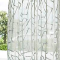 Melodic Sheer Fabric - Tranquility/Chalk
