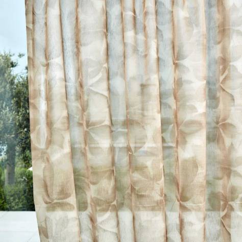 Harlequin Sheers 1 Grounded Sheer Fabric - Parchment - HCOL133951