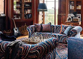 Temperley London Living Room by Romo