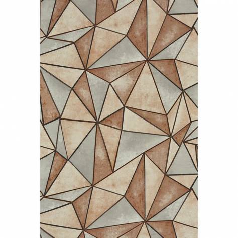 Prestigious Textiles Dimension Wallpapers Shard Wallpaper - Copper - 1672/126
