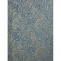 Engrave Wallpaper - Indigo