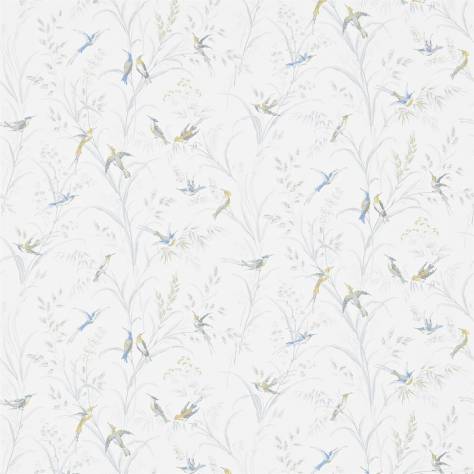 Sanderson Fabienne Wallpapers Tuileries Wallpaper - Silver/Multi - DFAB214083