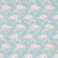 Flamingos Wallpaper - Turquoise/Pink