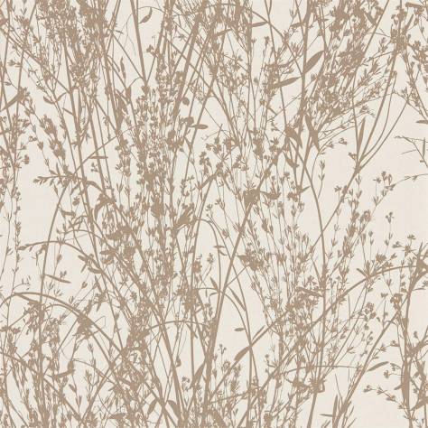 Sanderson Woodland Walk Wallpapers Meadow Canvas Wallpaper - Gilver/Linen - DWOW215693