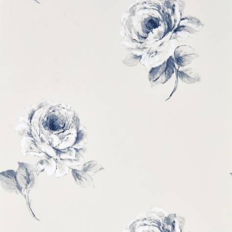 Sanderson Waterperry Wallpapers Rosa Wallpaper - Indigo - DWAP216277