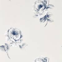 Rosa Wallpaper - Indigo