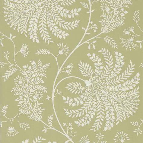 Sanderson Art of the Garden Wallpapers Mapperton Wallpaper - Garden Green/Cream - DART216340