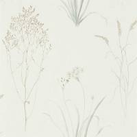 Farne Grasses Wallpaper - Silver/Ivory