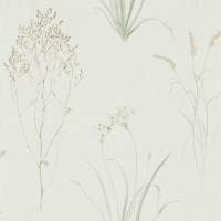 Farne Grasses Wallpaper - Willow/Pebble