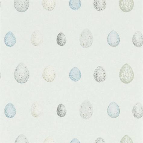 Sanderson Embleton Bay Wallpapers Nest Egg Wallpaper - Marine Aqua - DEBB216504