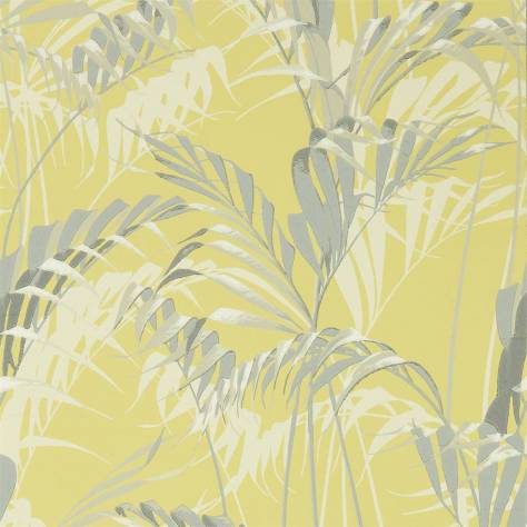 Sanderson Glasshouse Wallpapers Palm House Wallpaper - Chartreuse / Grey - DGLW216642