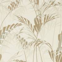 Palm House Wallpaper - Linen / Gilver