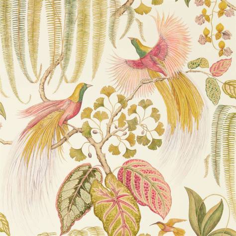 Sanderson Glasshouse Wallpapers Bird of Paradise Wallpaper - Olive - DGLW216653