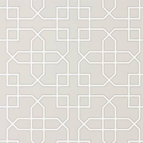 Sanderson Glasshouse Wallpapers Hampton Trellis Wallpaper - Grey - DGLW216661