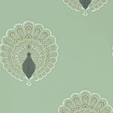 Sanderson Caspian Wallpapers Kalapi Wallpaper - Sea Glass - DCPW216759