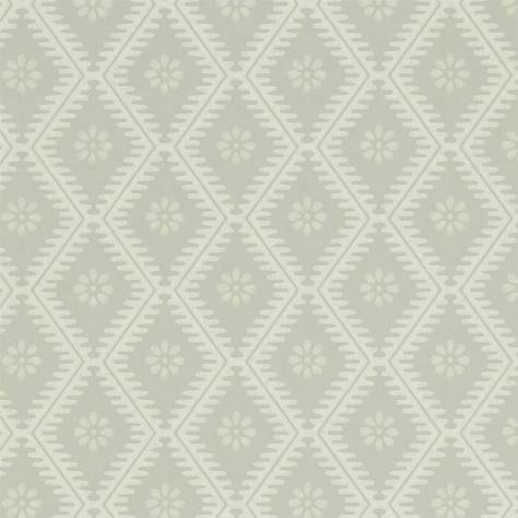 Sanderson Littlemore Wallpapers Witney Daisy Wallpaper - Lagoon - DLMW216873
