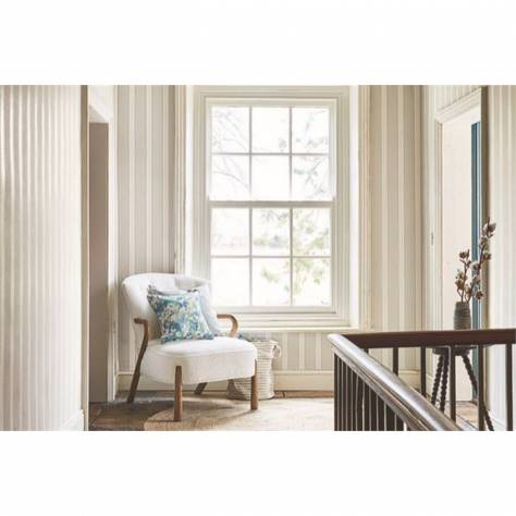 Sanderson Littlemore Wallpapers Soho Plain Wallpaper - Birch White - DLMW216910