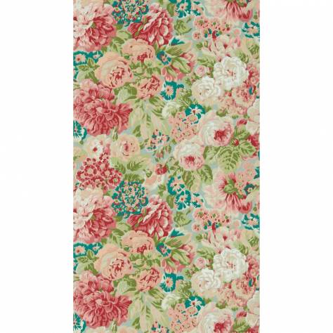 Sanderson One Sixty Wallpapers Rose and Peony Wallpaper - Blue Clay/Carmen LT - DOSW217029
