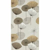 Dandelion Clocks Wallpaper - Metallic/Smoke Tree