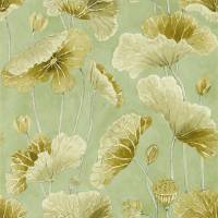 Lotus Leaf Wallpaper - Oriantal Green/Olive